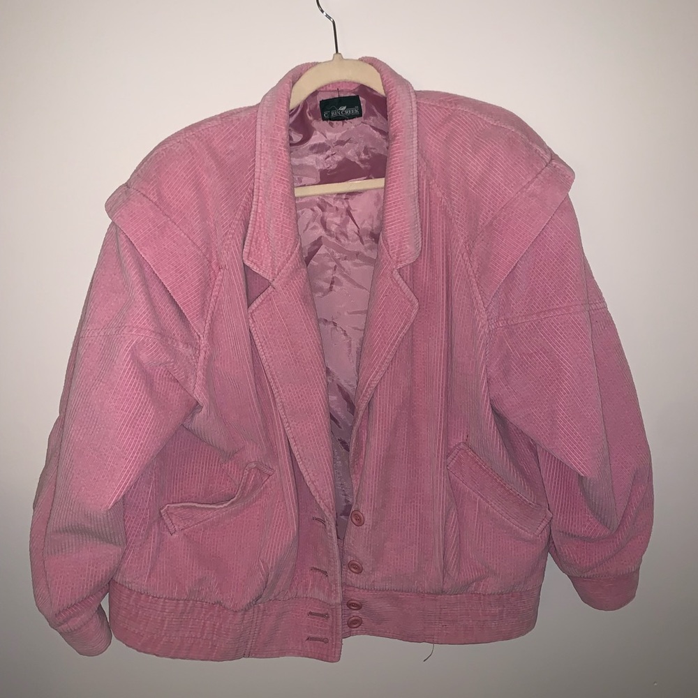 Cabin Creek Pink Corduroy Jacket